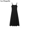 拉夏贝尔/La Chapelle法式吊带连衣裙夏季修身显瘦内搭包臀长裙子
