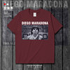 迭戈马拉多纳maradona照片短袖t恤男女阿根廷球星纪念衫夏设无界