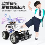 超大号儿童遥控汽车，充电动越野车警车，玩具高速漂移遥控车男孩赛车