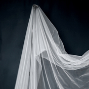 纯白色头纱软纱长纱婚纱婚礼拍婚纱照海边头饰1.5米乘1.5米3米5米