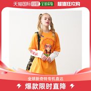 韩国直邮陆心元 多色 T恤 F 橙色