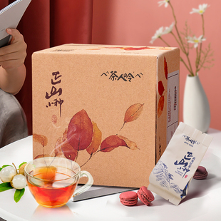 茶人岭正山小种红茶茶叶一级武夷山红茶100g小包装袋装泡茶果香茶