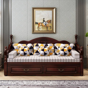 实木沙发床两用客厅多功能可伸缩双单人床坐卧两用床小户型抽拉床