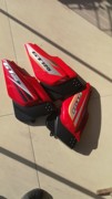 适用轻骑铃木摩托车GT125骏驰QS125-5/F车架罩护板电池盖塑料外壳