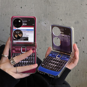 宝盒防摔壳创意诺基亚造型适用华为Pocket2手机壳P50Pocket折叠屏保护套p50铰链全包透明翻盖华为Pocket S