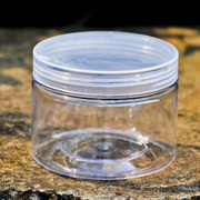 带盖塑料瓶子罐子密封罐塑料，pet密封圆形，透明瓶子8565小茶罐