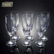 欧式创意婚礼香槟杯高脚杯透明玻璃白葡萄酒杯白兰地杯洋酒具套装