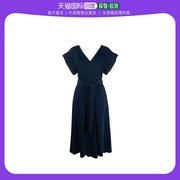 香港直邮P.A.R.O.S.H. 深蓝色系腰带连衣裙 D724299PANTY012