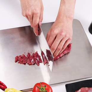 304不锈钢切菜板防霉家用双面塑料水果砧板厨房擀面案板加厚加大