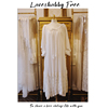 laceshabby小众品牌法式复古棉质蕾丝百褶连衣裙子长裙