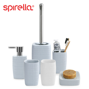 SPIRELLA瑞士品牌北欧创意陶瓷卫生间卫浴套装浴室六件套洗漱套件