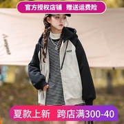 骄骄虎女童夹棉棒球，服加厚外套，2023秋冬青少年连帽棉服潮5461