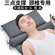 金裕荞蔓麦艾草颈椎枕睡觉专用硬枕头成人护颈枕睡眠枕圆柱形劲椎