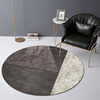 丰之家定制涤纶尼龙腈纶地毯现代样板间圆形桌椅地垫欧式茶几垫