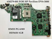 HP 惠普 dv6 dv6t dv6-3100 系列英特尔 hm55 主板 630279-001