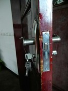 房间门锁执手锁室内门锁套装卧室钢木门锁具实木门锁三件套