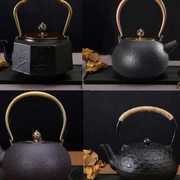 新中式复古国风摆件博古架茶室装饰茶壶铸铁壶烧水壶茶具壶