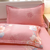 纯棉加厚磨毛枕套一对装全棉，花卉枕芯套单人宿舍枕头套48x74cm