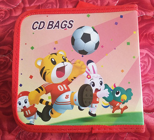 卡通CD包 光盘包 家用碟片盒儿童DVD收纳包40片 80片光碟包CD盒