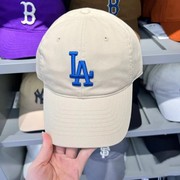 韩国MLB帽子NY洋基队男防晒大标棒球帽LA遮阳鸭舌帽女CP66