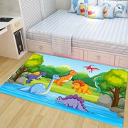 卧室地毯宝宝床前防摔垫儿童卡通地垫长条，床边毯脚垫子榻榻米恐龙