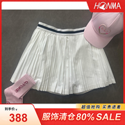 HONMA红马高尔夫服装女士短裙百褶裙