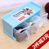 日式家用调料盒套装塑料抽屉式盐，味精调味盒调料罐创意厨房用品