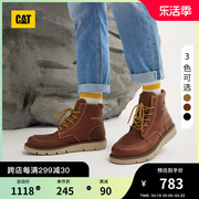 cat卡特春夏男士复古单鞋牛皮，防滑耐磨多色，工装靴休闲大黄靴