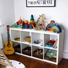 可比熊儿童收纳柜书架多层书柜格子柜组合落地家用置物玩具收纳柜