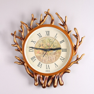 欧式钟表挂钟客厅家用时尚创意北欧个性艺术装饰挂墙时钟静音挂表