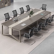 会议桌长条桌简约现代家具条形洽谈办公室桌椅组合培训桌工作台