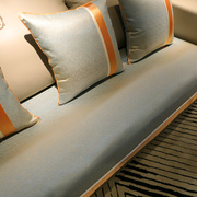 简约现代沙发垫时尚真皮欧式坐垫定制四季防滑布艺轻奢风沙发