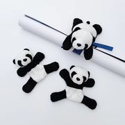熊猫公仔冰箱贴可爱卡通，毛绒玩偶成都，旅游纪念品礼物小熊猫磁性贴
