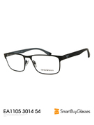 Emporio Armani阿玛尼眼镜架 时尚男款舒适办公商务框架镜EA1105