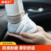 婴儿鞋子6-12个月秋冬季棉鞋，9男女宝宝鞋，0-1岁学步软底鞋不掉初生