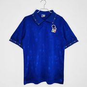 1994意大利球衣主客场短袖，马尔蒂尼巴乔队服男复古足球服套装定制