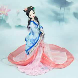 可儿娃娃洛神赋古装中国风多关节体换装仿真洋娃娃女孩玩具9115