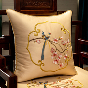 新中式刺绣沙发垫中国风红木家具，坐椅垫靠垫，罗汉床垫子五件套定制