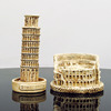 意大利比萨斜塔地标建筑模型，罗马斗兽场装饰摆件，工艺品旅游纪念品