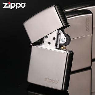 zippo打火机正版黑冰，标志150zl定制刻字zppo打火机