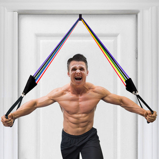 家用弹力绳健身拉力绳男臂肌，腿部力量训练体能阻力带皮筋扩胸器材