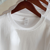 270g日本重磅白色圆领长袖，t恤男女士，纯棉秋冬宽松纯色基础打底衫