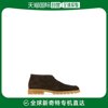 香港直邮Santoni 男士棕色绒面革沙漠短靴