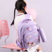 小学生护脊高档减负儿童女童书包一二三四五年级小女孩米奇双肩包