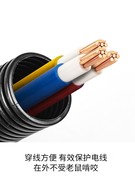 适用pe螺纹穿线软管黑色塑料管，ad1315.818.5电线电缆保护套管波