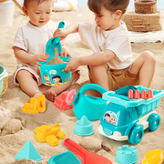挖沙玩具儿童沙滩套装5岁男孩，挖土小铲子3-6岁桶玩沙子大号工具车