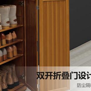 鞋柜家用大容量玄关进门厅，口实木楼梯欧式超薄简约现代置物