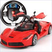 超大型遥控汽车儿童玩具跑车模型门方向盘充电动遥控赛车男孩
