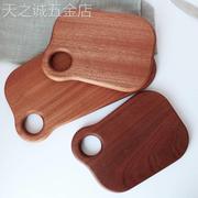 适用于创意乌檀木切菜砧板日式家用水果板面包板西餐牛排案板实木