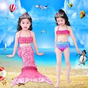 美人鱼尾巴儿童女孩，公主裙子美人鱼服装，衣服女童游泳衣套装